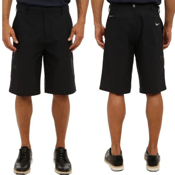 Nike Black Dri-Fit Tiger Woods Collection Golf Shorts Size 32 - 47618 - Picture 1 of 16